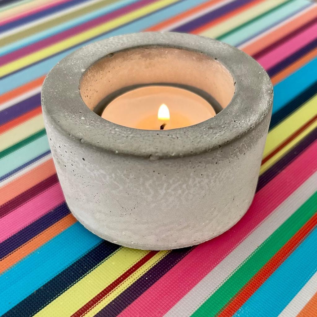 Concrete Tea-Light Candle Holder