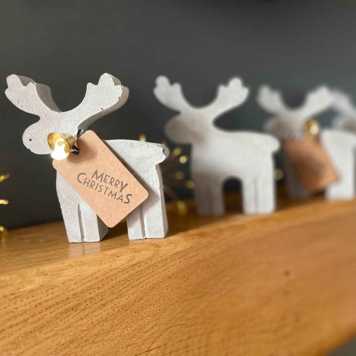 Concrete Christmas Reindeer Christmas Decoration