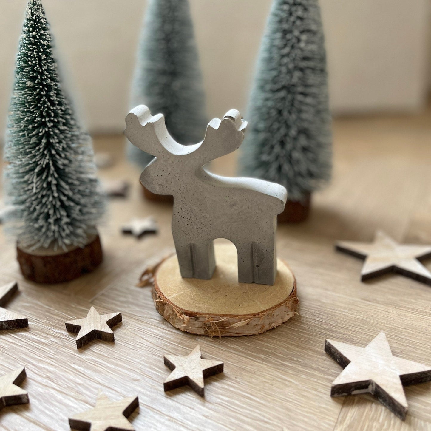 Concrete Christmas Reindeer Christmas Decoration