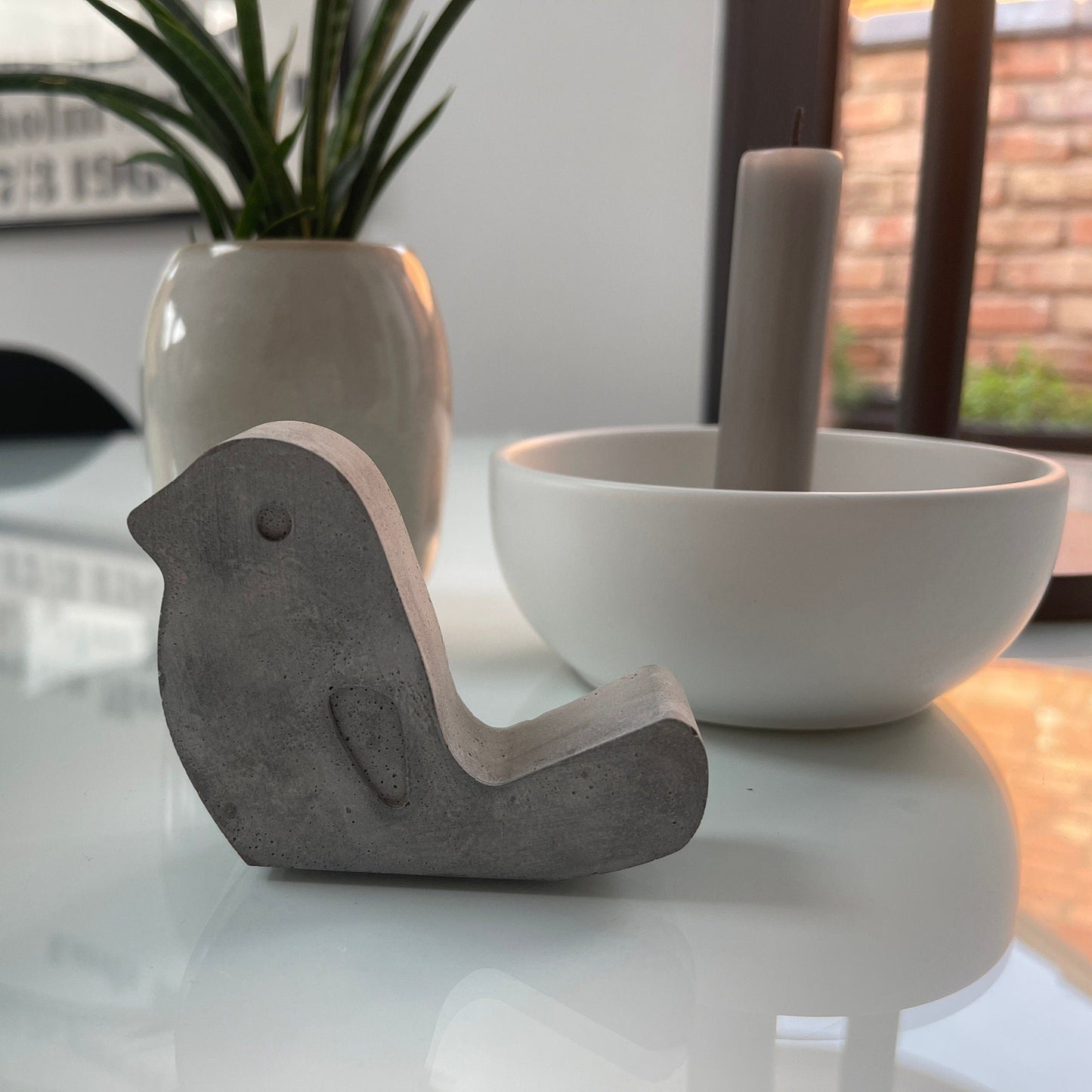 Scandi style Concrete Bird